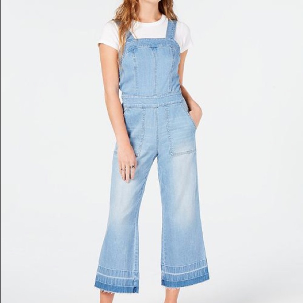 WIDE LEG DENIM JUMPER